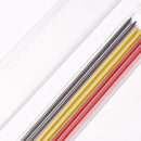 6pcs Carpenter Refill Pencil 2B Mechanical Woodworking (Red Yellow Black) Newly