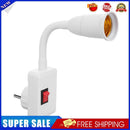 5pcs E27-E27 Rotating Lamp Base Flexible Extension Adapter LED Holder (EU)
