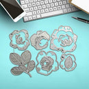 Flower Petals Metal Cutting Dies Stencils For DIY Paper DIY Decor L9A6