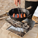 Outdoor Portable Ultra-Light Detachable Stainless Steel Folding Barbecue Grill