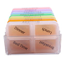 7 Days Weekly Pill Box Storage Case Healthcare Tablet Sorter B