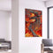 Oil Paint by Numbers Fire Dragon Canvas Artwork Living Room Picture Decoration