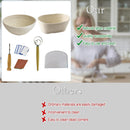 Oval/Round Rattan Proving Bannetons Bread Proofing Basket Set Bread Baking Mold^