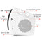 Electric 500-800W Instant Heat Stove Warmer Mini Heating Fan Plug In Heater