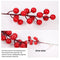 Artificial Red Bird Berry Spray Stem Of Berries Autumn Christmas Decor Xmas.