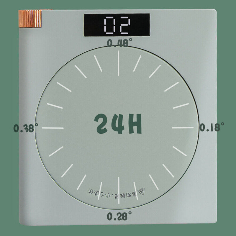 Mini Heating Coasters USB Charging LED Display Warmer Base Mug Mat (Green)