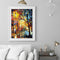 DIY Coded Acrylic Drawing Trees Street Landscape Oil Painting Kit by Numbers