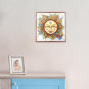 5D DIY Special Shaped Diamond Painting Sun Embroidery Kit Home Living Room Decor
