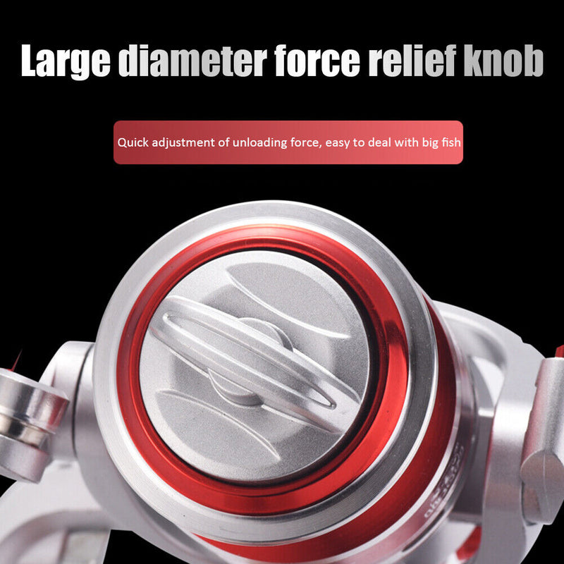 5.2 1 Gear Ratio Aluminum Alloy Fishing Wheel 13BB Bearing Spool Spinning Reels