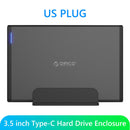 ORICO 7688C3 5Gbps 3.5 inch HDD SSD Enclosure USB 3.1 Type-C SATA Case (US)