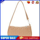 Retro Women Embossed Geometric PU Underarm Shoulder Bag Handbags (Khaki)