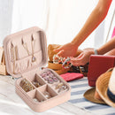 Candy Color Jewelry Storage Holder Earrings Necklace Ring Travel Portable Box