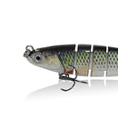 140mm Wobblers Pike Fishing Lure 8 Sections Multi Jointed Swimbait (01) Newly