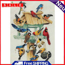 Cross Stitch Kits Elegant Bird 3-Beach Cotton Thread 11CT DIY Embroidery Sets