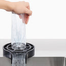 Faucet Glass Rinser Kitchen Sink Automatic Cup Washer Bar Cleaner (Black)