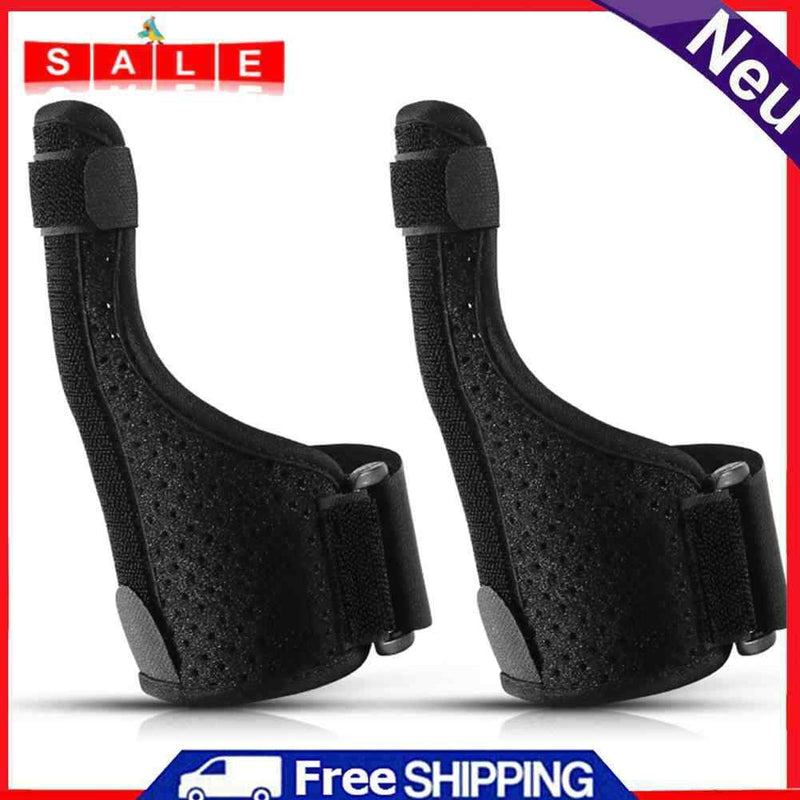 2pcs Medical Sport Wrist Thumbs Stand Adjustable Finger Holder Protector Brace