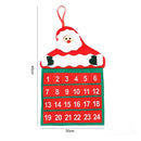 Lobby Hotel Wall Christmas Advent Calendar Pendant Xmas Countdown Calendar