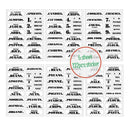 132x Kitchen Storgae Stickers Jars Bottle Food Container Clear Labels G5Y8 hot.