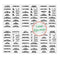 132x Kitchen Storgae Stickers Jars Bottle Food Container Clear Labels G5Y8 hot.