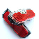 Bicycle Rear Reflector Tail Light For Luggage Rack Alloy Battery NO Q5K5