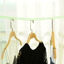 Windproof Non-Slip Clothesline Indoor/Outdoor Clothes Clot P4L3 Portable X9H7