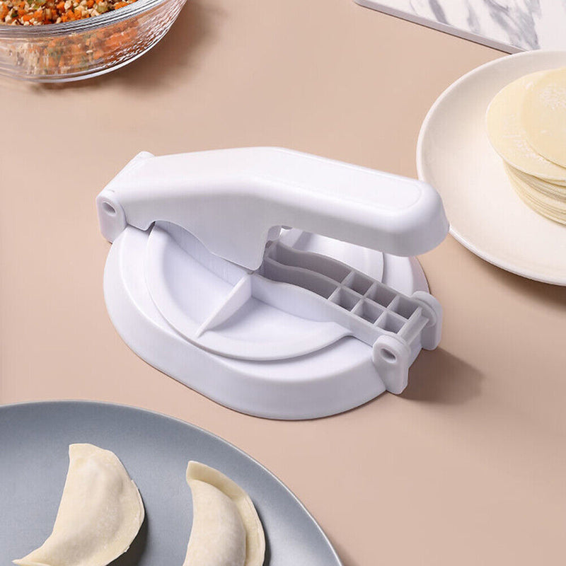 DIY Dumpling Wrapper Presser Pastry Dough Cutting Manual Jiaozi Maker (A)