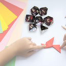 7cps 6 Set Multi Sided Digital Dices Colorful Acrylic Accessories for Board Game