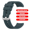 22mm Silicone Wrist Strap Band w/Buckle for Amazfit GTR 47mm (Dark Green) Newly