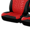 Car Seat Cover Set Butterfly Pattern for 2 Bucket Seats+Bench Seat (Red) Newly