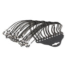 12PCS Eyewear Nylon Eyeglass Cord Reading Glass Neck Strap Holder Black