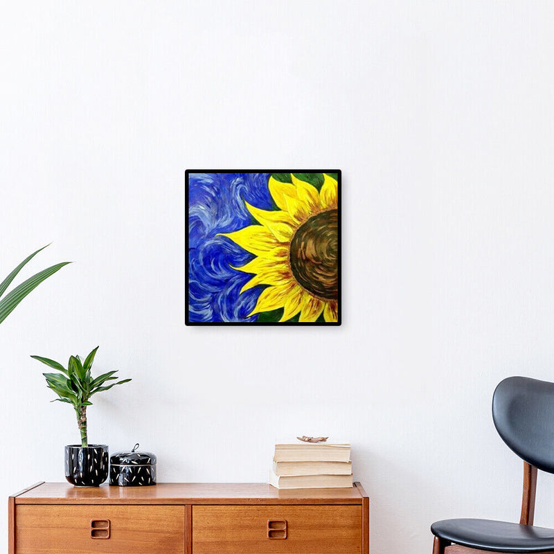 Canvas Paint By Numbers Sunflower Oil Hand Painted Drawing Kit Home Decorat
