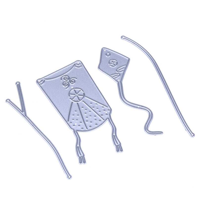 4pcs/Set Cutting Dies Kite Metal Stencil DIY Scrapbook Embossing Decor Gift-1966