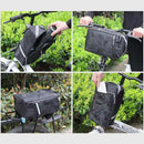 Reflective Mountain Bike Panner Bag Bicycle Rear Rack Trunk Front Carrier Pack