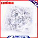 100pcs Self-Locking Plastic Nylon Wire Cable Zip Ties Green Cable Fasten Loop