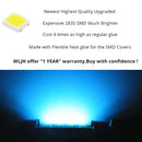 10pcs 31mm Car License Plate Bulb Auto Truck Festoon LED Dome Lamp (White) Newly