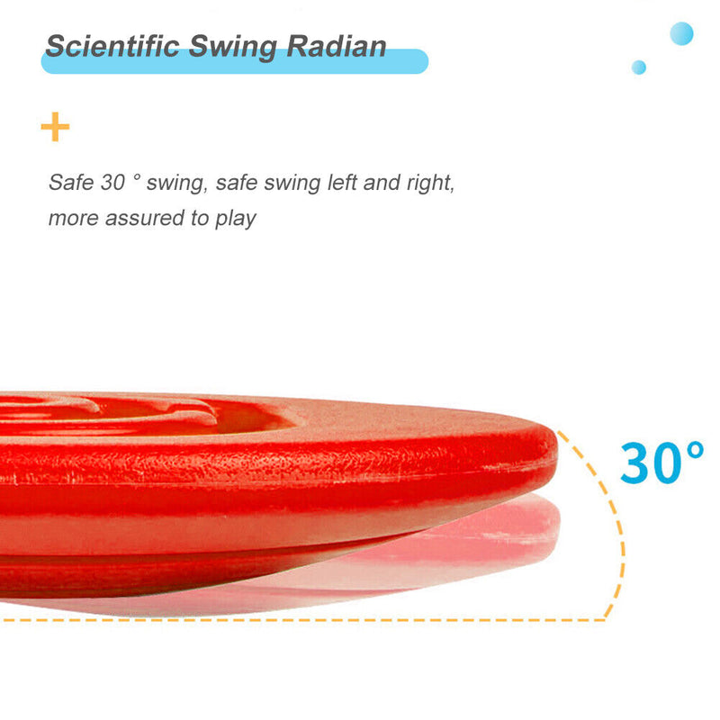 Kids Wobble Snail Balance Board with Non-Skid Surface Sport Toys (Red)