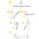 Yoga Resistance Exercise Bands 8 Shaped Muscle Training Pull Tension Clothing