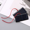 0.3W Solar Panel with Wire Mini Solar System DIY Polysilicon Board (2pcs) Newly