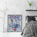 Diamond Painted 5D DIY English words Partial Special Rhinestone Set Newly