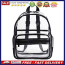Casual Transparent Waterproof PVC Jelly Rucksack Storage Bag Student Backpack