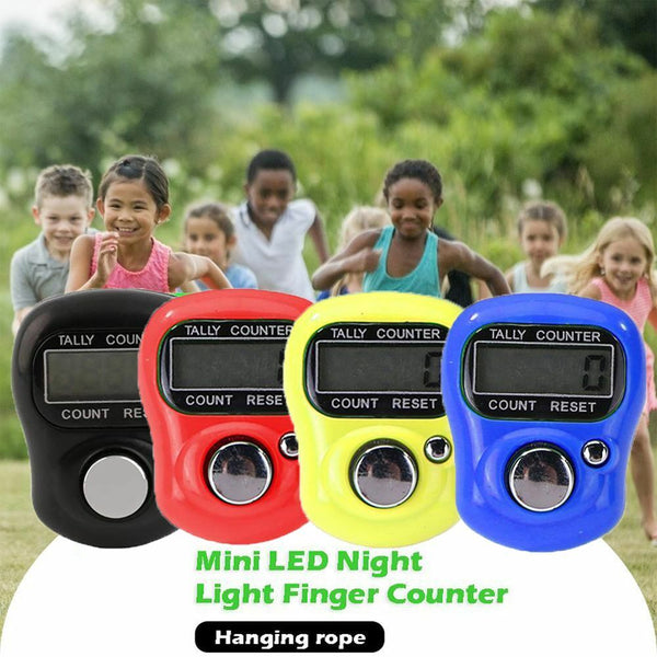 Weave Mini Random LCD Finger Counter Stitch Marker Digital Tally Counter