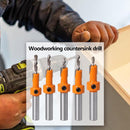 Woodworking Countersunk Drill Cone Drill Counterbore Drill Bit (5pcs/set)