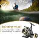 All-Metal Spinning Fishing Reel Fixed Spool Reel Fishing Tackle (HE-4000)