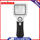 5x 45x Illuminated Reading Magnifier Glass 3LED+UV Lamp Jewelry Handheld Tools