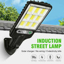 LED Solar Powered PIR Motion Sensor Lamp Outdoor Garden Security Wall Light x 1
