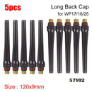 Accessory Arc TIG Tool Parts Long Back Cap 57Y02 WP17/18/26 Welding Torch