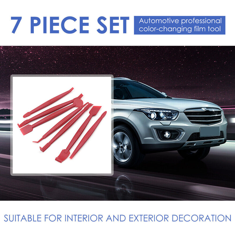 7pcs/set Car Vinyl Wrap Install Tool Kit Film Wrapping Window Tinting Tools
