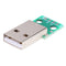 10pcs 4Pin USB Adapter Board USB Male Plug to DIP 2.54mm Welded Adapter Pla