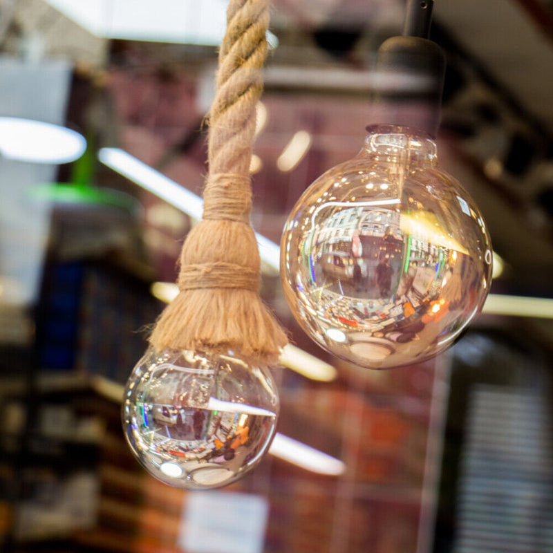 Lamp Holder Retro Jute Decorative Rope Chandelier Adapter (1m Single Head) Newly