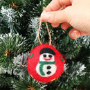 Home Ornaments Christmas Wool Ball Xmas Drop Hanging Pendant Felt Poke